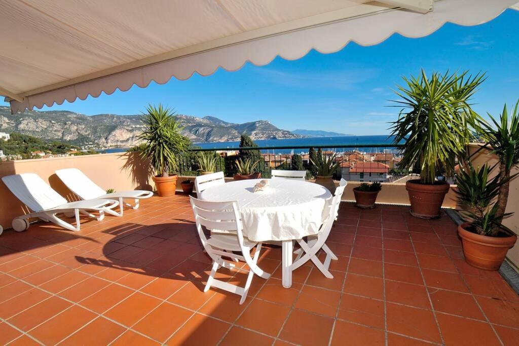 Amazing Sea View With Private Close Parking Daire Saint-Jean-Cap-Ferrat